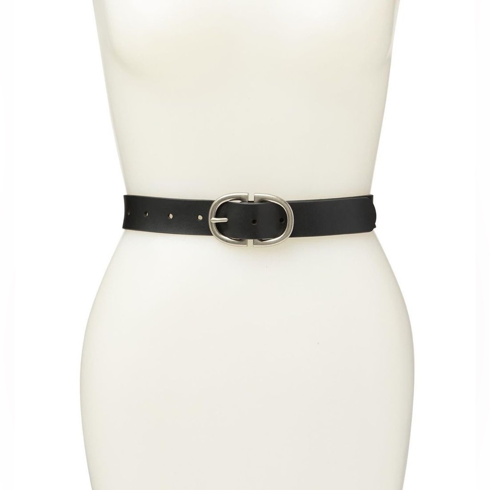 Like New Melrose and Market Double Buckle Leather Belt